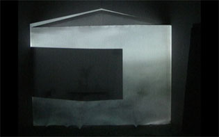 David Wallace Dinner Table video installation